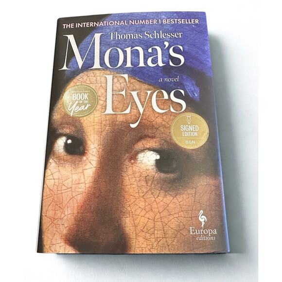 Mona’s Eyes Signed Hardcover Thomas Schlesser 2025 B&N Book of the Year New - Picture 2 of 8